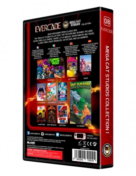 -4159-Retro - Cartucho Evercade Mega Cat 1-5060690790785