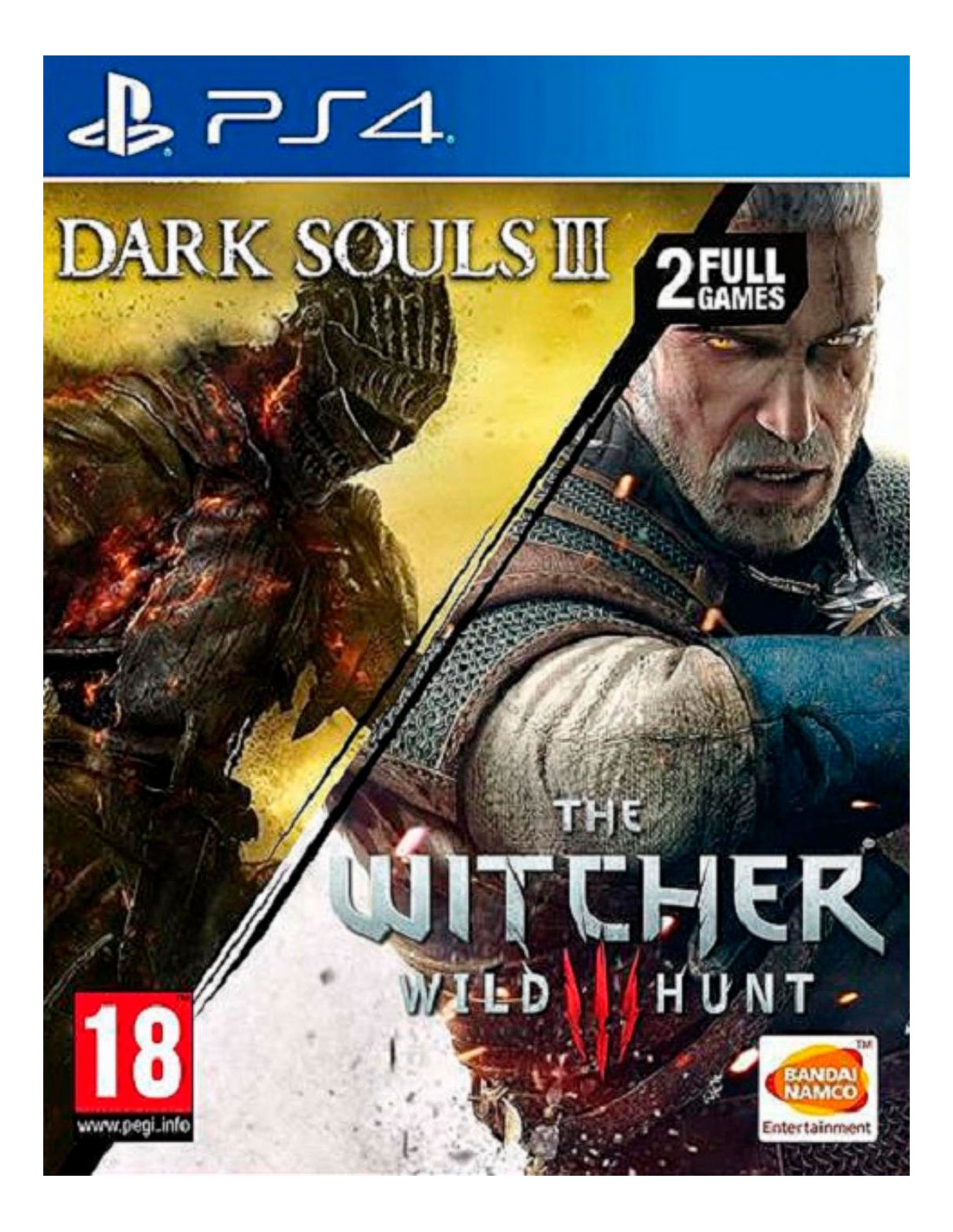 Prestador Casa Plisado PS4 - Dark Souls 3 + The Witcher 3 Wild Hunt Compilation