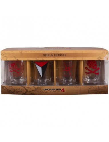 4660-Merchandising - Set de Vasos Chupito Uncharted 4-4260144322475