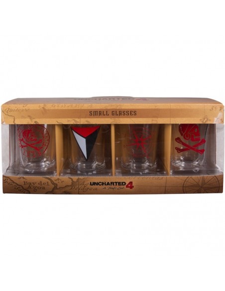 -4660-Merchandising - Set de Vasos Chupito Uncharted 4-4260144322475