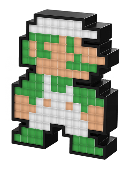 -4476-Merchandising - Pixel Pals  Nintendo  8-Bit Luigi (Try me!)-0708056061111