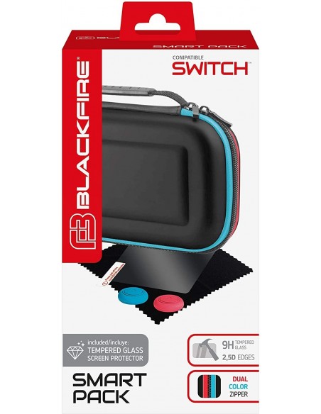 -5079-Switch - Funda Smart Pack Negro + Cristal Protector-8431305029571