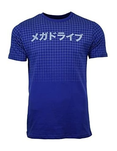 5358-Apparel - Camiseta Azul Mega Drive Retro Japan T-S-0747180364842