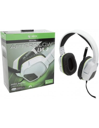 5446-Xbox One - Auricular Stereo Afterglow LVL 3 - Blanco-0708056058883