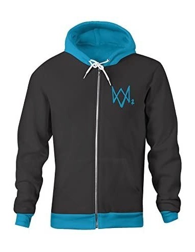 5583-Apparel - Sudadera Azul/Brain Watch Dogs 2: Dedsec T-S-0747180363937