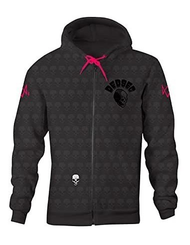5562-Apparel - Sudadera Caustico/Rosa Watch Dogs 2: Dedsec T-XL-0747180363920