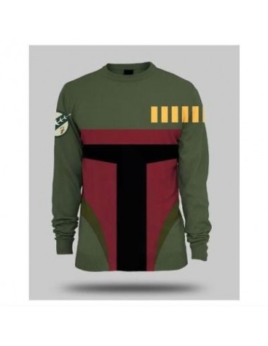 5559-Apparel - Sudadera Verde Star Wars: Boba Fett T-S-0712411778262
