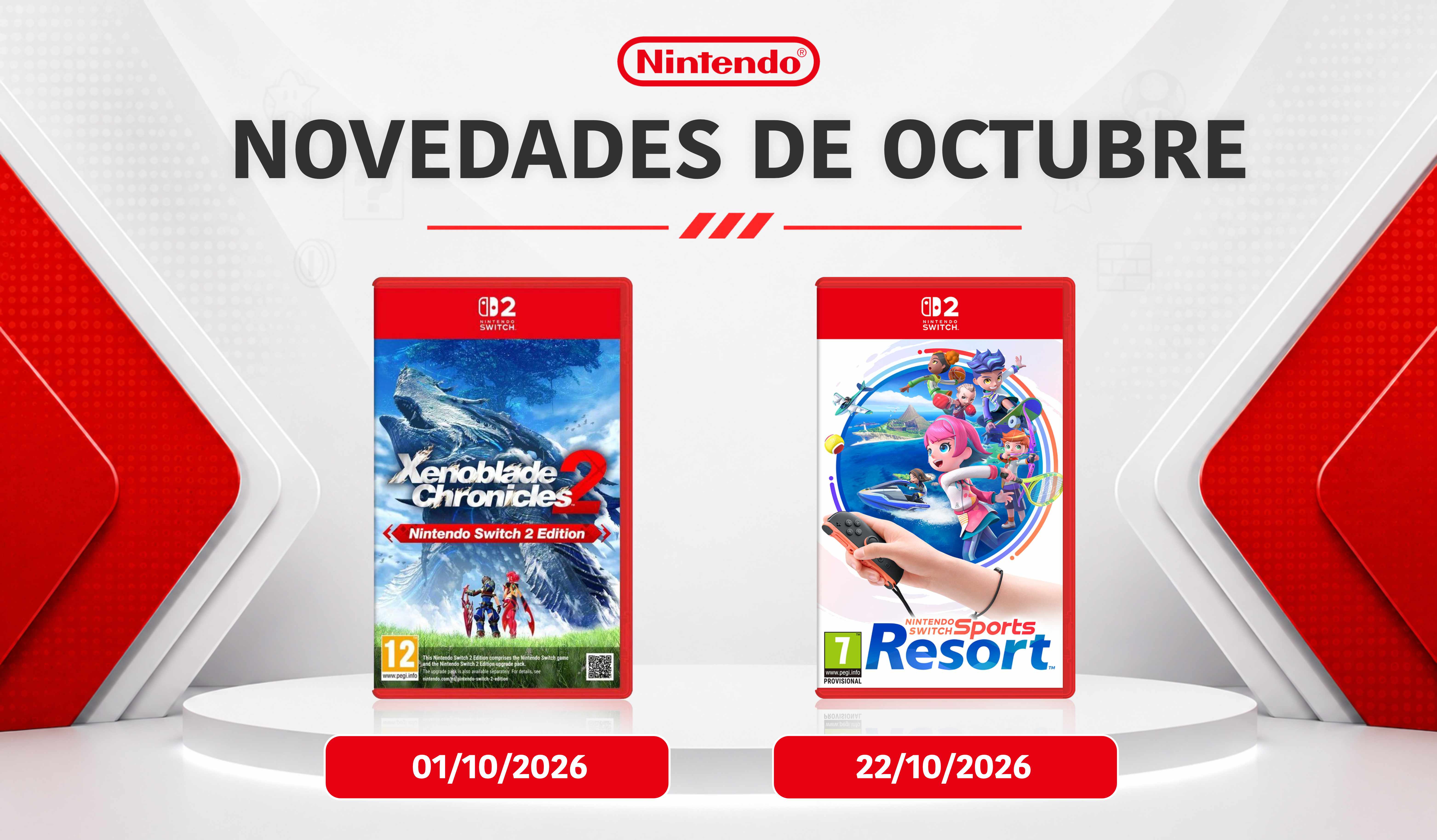 Novedades Nintendo - Octubre