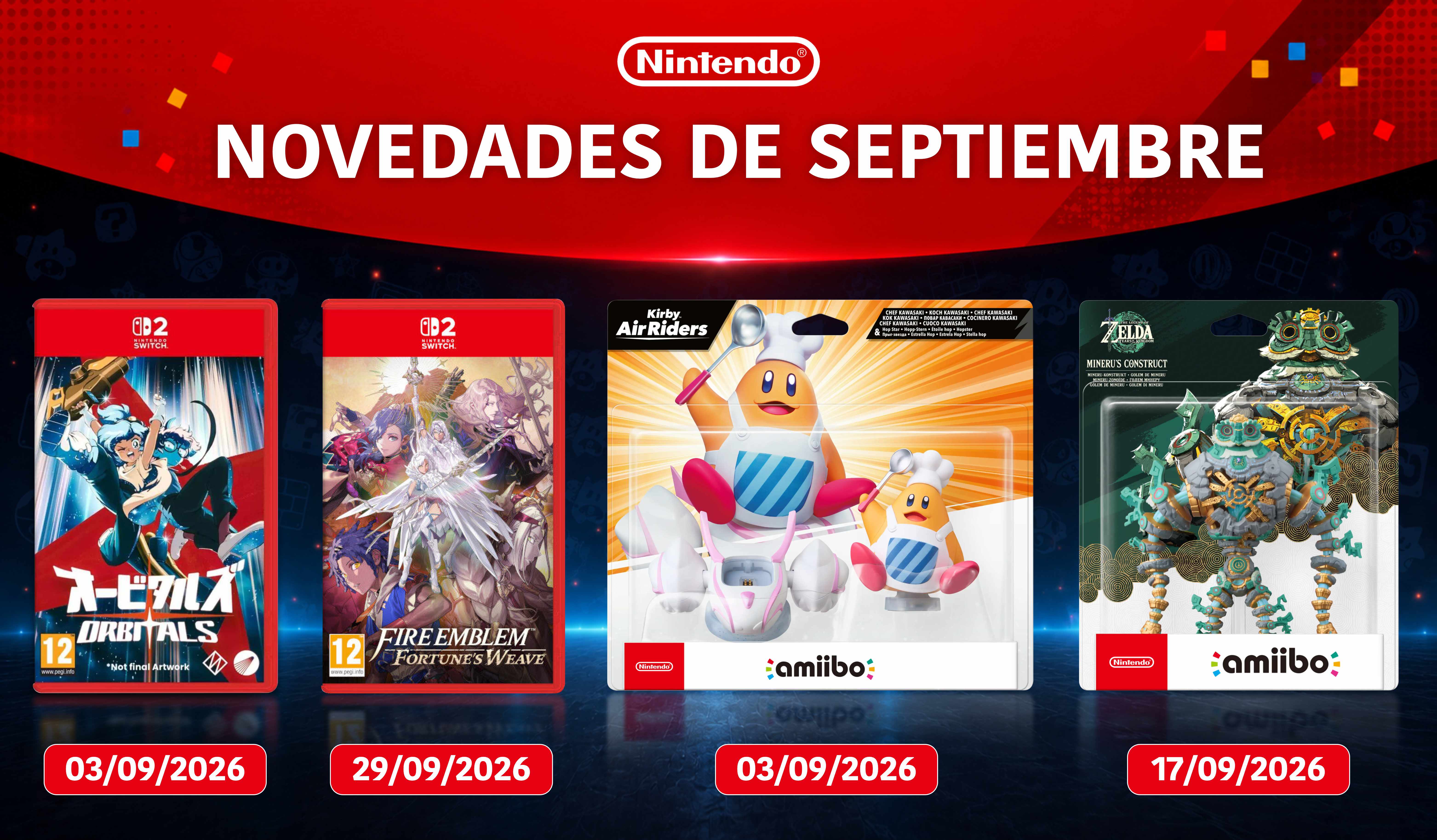 Novedades Nintendo - Septiembre